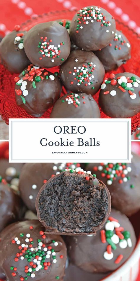 Cookie Recipes Oreo, Oreo Truffles Christmas, Truffles Christmas, Oreo Cookie Balls Recipe, Recipes Oreo, Dessert Cravings, Oreo Cookie Balls, Oreo Cookie Recipes, Fabulous Desserts