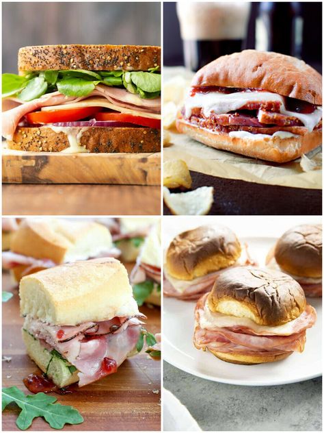 12 Ham Sandwich Recipes: Elevate Your Lunch Game! Best Ham Sandwich, Ham Sandwich Recipes, Healthy Ham, Hot Sandwich Recipes, Sandwhich Recipes, Ham Sandwich, Slow Cooker Ham, Gourmet Sandwiches, Dinner Sandwiches