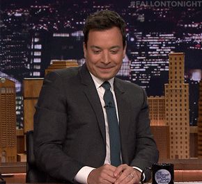 New trending GIF on cymeme.blogspot.com Maybe Gif, Shy Meme, Jimmy Fallon Tonight Show, Guys My Age, Reaction Gif, The Quiet Ones, Mens Slacks, Tonight Show, Jimmy Fallon