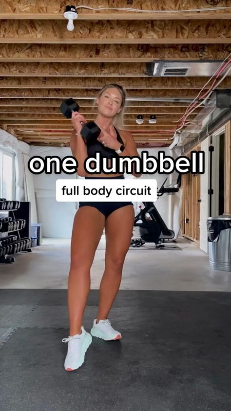 Pin on Full Body Workouts Dumbbell Full Body Workout, Workout Fat Burning, Full Body Dumbbell Workout, Full Body Circuit, Gym Antrenmanları, Dumbell Workout, Full Body Hiit Workout, Gym Aesthetic, Body Workout Plan