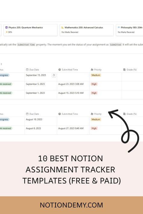 Check the best free and paid 10 Notion assignment tracker templates below to stay on top of your workload. Paid Aesthetic, Aesthetic Assignment, Aesthetic Brain, School Notion, Brain Aesthetic, Brain Template, Notion Journal, Assignment Tracker, Homework Tracker