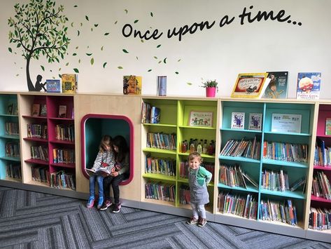 Library Furniture School, Primary School Library, Library Seating, Library Signage, School Library Design, School Library Displays, Module Design, Children's Library, School Libraries