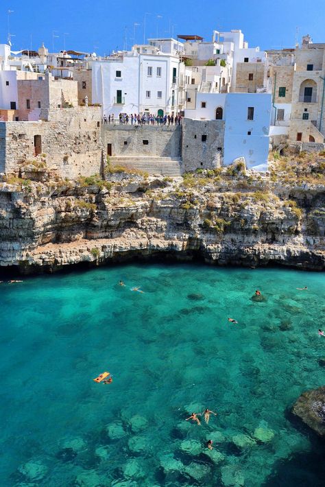 Polignano a Mare Beach | Polignano a Mare Puglia Italy | Flickr Places In Italy, Puglia Italy, Voyage Europe, Destination Voyage, Southern Italy, Italy Vacation, Dream Destinations, Bari, Places Around The World