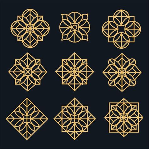 Flower Ornaments Drawing, Floral Motifs Pattern, Geometric Flower Pattern, Decorative Metal Screen, Ornament Flower, Church Interior Design, Geometric Flowers, Flower Geometric, Jewelry Design Drawing