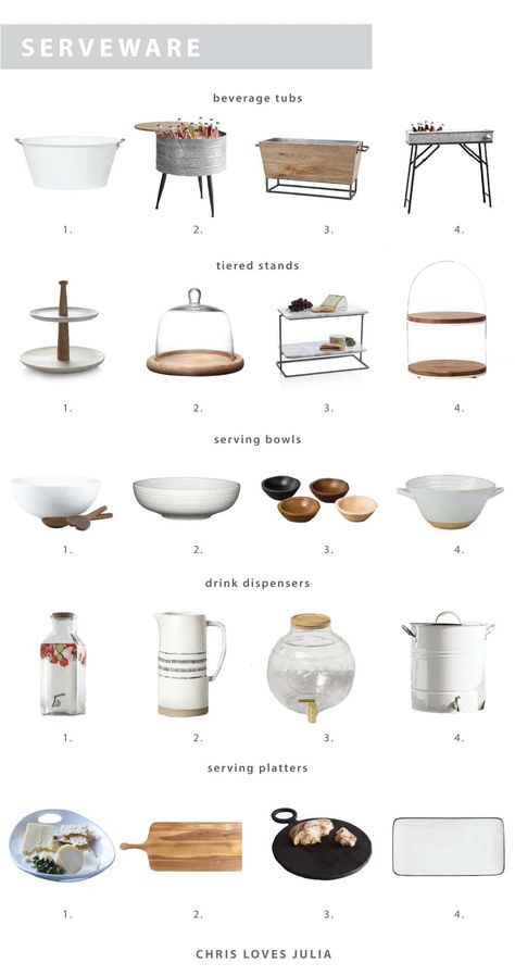 Entertaining 101: Our Favorite Practical Serveware - Chris Loves Julia Dekorasi Bohemia, Kitchen Essentials List, House Chores, Entertaining Essentials, Interior Modern, Cheap Decor, Cheap Home Decor, Autumn Home, Interior Design Trends