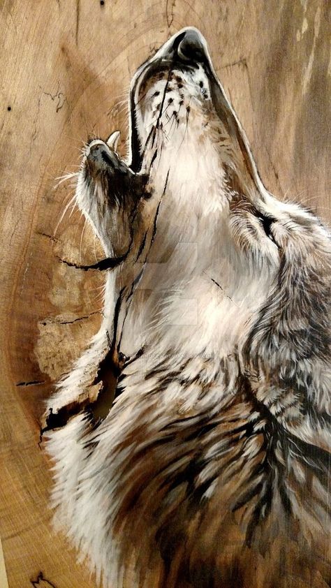 Raised by wolves... Lup Singuratic, Tre Kunst, Tato Naga, Wolf Artwork, Wolf Painting, Wolf Spirit Animal, Wolf Wallpaper, Wolf Drawing, Animale Rare