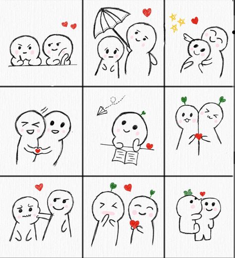 Love Doodle Art For Him, Cute Easy Drawings For Boyfriend Gift Ideas, Cute Friends Doodle, Cute Lil Drawings For Boyfriend, Asthetic Picture Drawing Simple Easy, Cute Relationship Doodles, Easy Couple Drawings Simple, Birthday Doodles For Boyfriend, I Love You Drawings Doodles