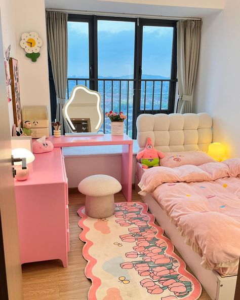 Small Room Makeover, Pastel Room Decor, Small Room Design Bedroom, Bedroom Decor For Teen Girls, Room Redesign, Small Room Design, Cozy Room Decor, Bedroom Decor Ideas