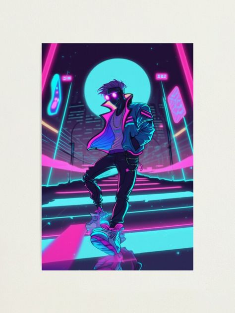 80s Cyberpunk, Synthwave Fashion, 80s Sci Fi, Synthwave Art, Neon Noir, Cool Guy, Futuristic Style, Retro Futuristic, Artist Style