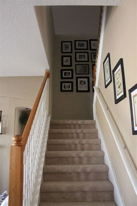 Best 5 Small Stairs Makeover #stairs #stairsdesign #design #ideas Hall Stairs And Landing, Hallway Ideas Diy, Stair Shelves, Hall Stairs, Modern Hall, Painted Staircases, Hallway Colours, Stair Gallery, Small Hall