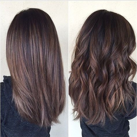 Brown Ombre Hair, Fesyen Rambut, Chocolate Brown Hair, Brown Hair Balayage, Balayage Brunette, Hair Shades, Brown Blonde Hair, Ombre Hair Color, Mid Length Hair