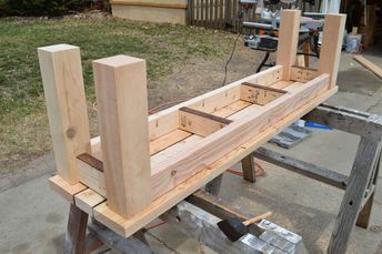 Outdoor Bench Plans, Wood Bench Plans, Furniture Workshop, Diy Bank, Flat Plan, Wood Bench Outdoor, Diy Wood Bench, Diy Bench Outdoor, Fun Furniture