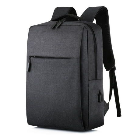 Laptop Backpack 15.6 Inch, Business Slim Durable Laptops Travel Backpacks with USB Charging Port, College School Computer Bag Gifts for Men and Women Feature: Quantity: 1pc Material: Oxford cloth Color: Black Product size: 412812cm/ 16.1114.7in Packing size: 44.5x34x2.5cm / 17.5x13.4x1in Net weight:480g/1.06lb Gross weight: 480g/1.06lb Applicable scene: Home, Office, Travel Description: STORAGE SPACE & POCKETSOne separate laptop compartment hold 15.6 Inch Laptop as well as 15 Inch,14 Inch and 13 Beg Sekolah, Tas Laptop, Backpack Gift, Laptop Travel, Business Backpack, Anti Theft Backpack, Computer Backpack, Laptop Rucksack, Fashion Business Casual