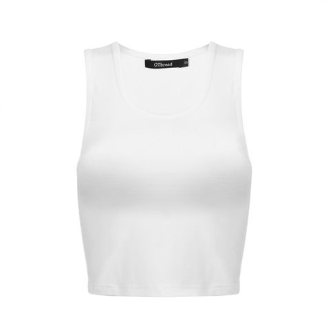 Basic Crop Tops, Stretchy Crop Tops, Cropped White Tee, White Crop Top Tank, Short Tank Top, Black High Waisted Shorts, Modal Fabric, Crop Tank Top, Cami Crop Top