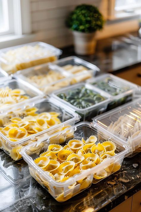 An extensive guide on the best tools and techniques to freeze fresh pasta and how to cook it to enjoy it whenever you want! How To Store Fresh Pasta, Can You Freeze Pasta, Freezer Pasta, Freezing Cooked Pasta, Cooking Fresh Pasta, Italian Custard, Tuscan Pasta, Frozen Pasta, Pasta Types