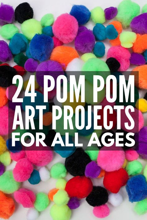 Pom Pom Crafts For Kids, Pom Pom Art, Pom Pom Animals, Pom Crafts, Kindergarten Art Projects, How To Make A Pom Pom, Diy Pom Pom, Pom Pom Crafts, Easter Crafts For Kids