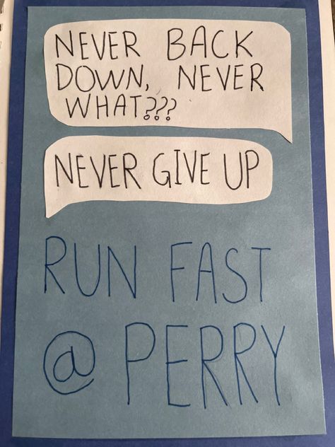 Funny Xc Posters, Track Poster Ideas For Friends, Cross Country Locker Signs Ideas, Cross Country Senior Night Posters, 5k Poster Ideas, Cross Country Signs Ideas, Cross Country Poster Ideas, Xc Poster Ideas, Track Poster Ideas