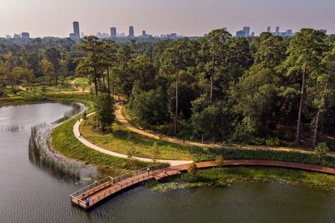 The Most Beautiful Attractions and Places to Visit in Houston - Thrillist Cemetery Landscape, Places In Houston, Sacred Groves, Rice University, Desain Lanskap, Places To Explore, Riverside Park, Park Landscape, Lake Park