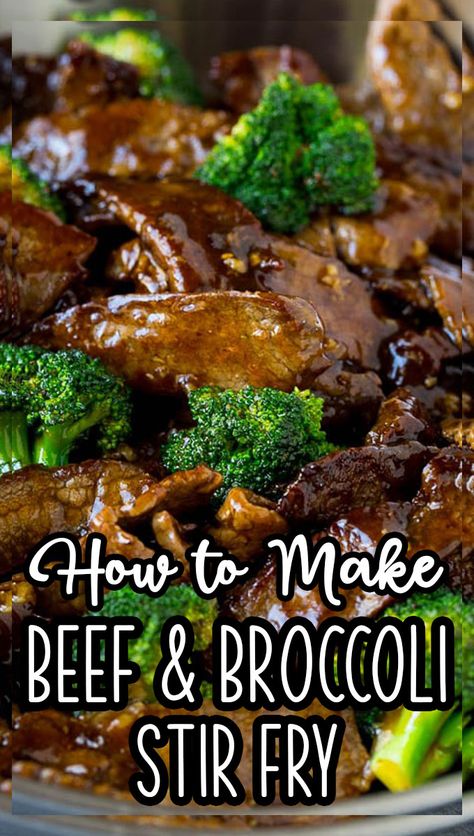 Beef Broccoli Stir Fry Recipe, Beef And Broccoli Stove Top, Beef And Brocolli Sauce, Brocolli Beef Stir Fry Healthy, How To Make Beef And Broccoli, Asian Beef Sauce, Beef And Broccoli Stir Fry Sauce, Asian Beef Stir Fry Recipes, Beef N Broccoli Stir Fry