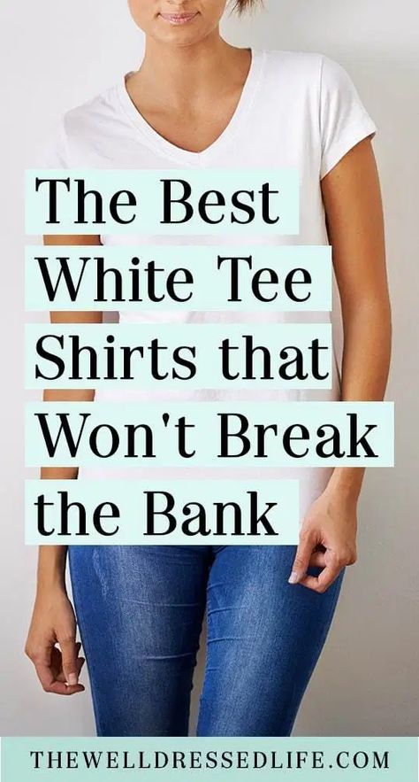 Best White Tee, Perfect White Tee Shirt, Vogue Fashion Trends, Best White Shirt, White Tees Outfit, White Tshirt Women, White Tee Shirt, Basic White Tee, Perfect White Tee