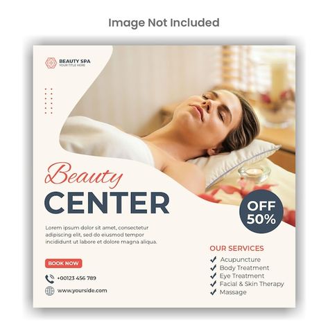 Beauty and spa center social media or in... | Premium Psd #Freepik #psd #post Instagram Post Template Design, Post Template Design, Cupping Therapy, Spa Center, Beauty Center, Skin Therapy, Beauty Spa, Body Treatments, Instagram Post Template