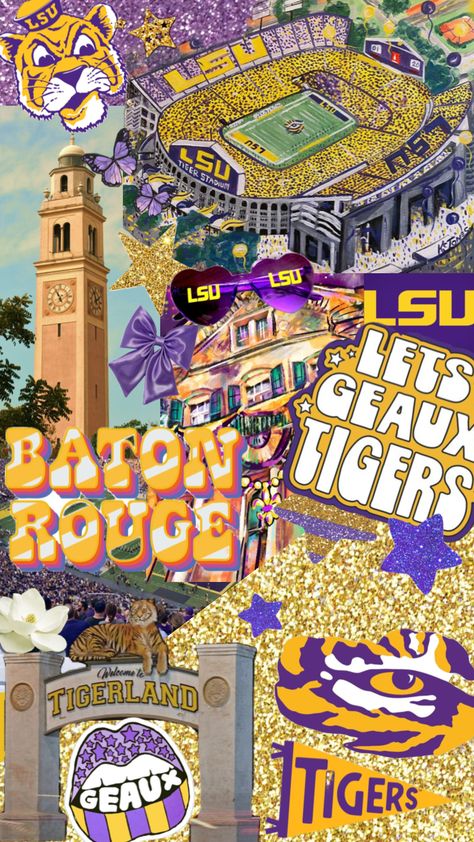 LSU Lsu Wallpaper, Lsu College, Dream Collage, Geaux Tigers, Dream College, Louisiana State, Life Is A Journey, Travel Life, Aesthetic Photo