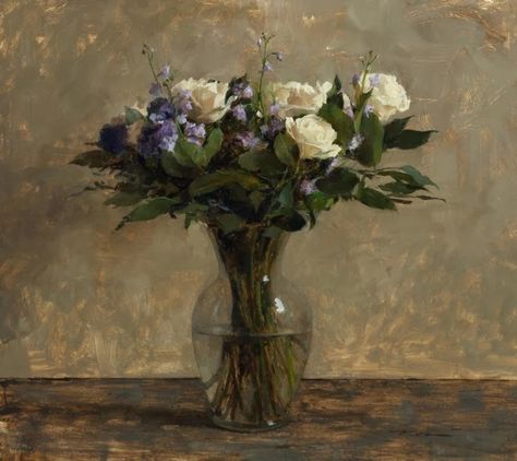 Drawn Roses, Fantin Latour, Jacob Collins, Connection With Nature, Art Students, Life Paintings, Realism Painting, American Painting, Still Life Oil Painting