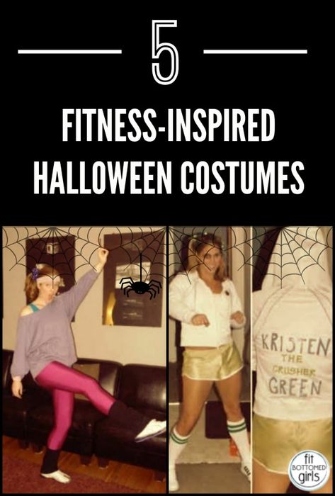 fitcostumes Sporty Halloween Costumes, Athlete Costume, Halloween 5k, Gym Costume, Mom Halloween Costumes, Sports Halloween, 80s Workout, Themed Halloween Costumes, Team Costumes