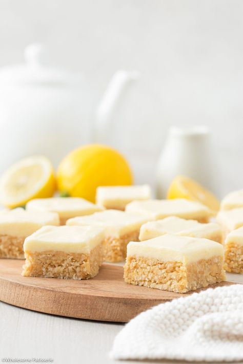 No Bake Lemon Slice, Arrowroot Biscuits, Lemon And Coconut, Slice Recipes, No Bake Slices, Lemon Biscuits, Coconut Slice, Easy Frosting, Lemon Frosting