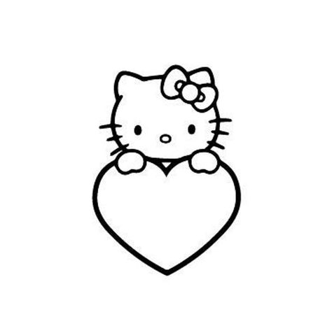 Rosen Tattoo Frau, Valentine Cat, 헬로키티 배경화면, Hello Kitty Colouring Pages, Hello Kitty Tattoos, Cute Tats, Pillow Projects, Hello Kitty Coloring, Rosen Tattoo