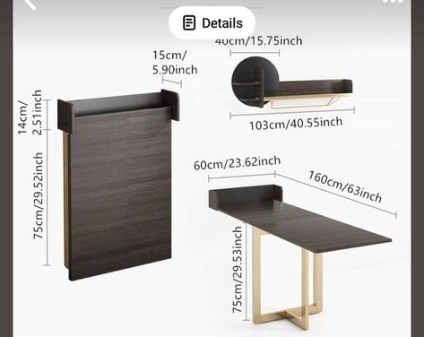 Decorating A Bedroom, Apartment Walls, Wall Mounted Table, Unique Desks, Dining Room Study, Wall Mounted Desk, Folding Dining Table, Folding Furniture, Table Shelves