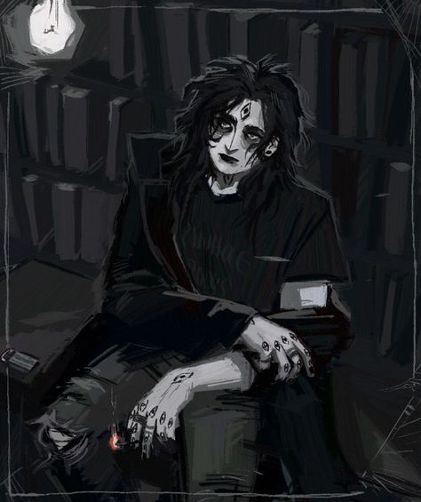 The Dark The Magnus Archives, Jared Key Magnus Archives, Sunglasses Art Reference, 3 Eyed Character Design, Gerard Key The Magnus Archives, Gerard Keay Aesthetic, Magnus Archives Gerard, The Magnus Archives Gerard Keay, Tma Gerry Keay