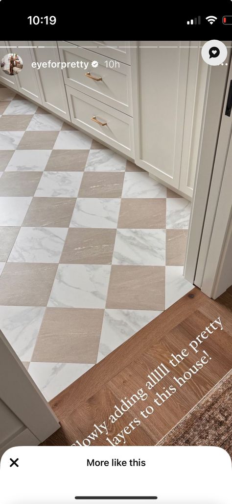 Cream And White Checkerboard Floor, Travertine Checkered Floor, Black And Beige Checkered Floor, Brown And Beige Checkered Floor, Checkered Entry Floor, Checker Floor Bathroom, Checker Floor Kitchen, Checkered Laundry Room Floor, Beige And White Checkerboard Floor