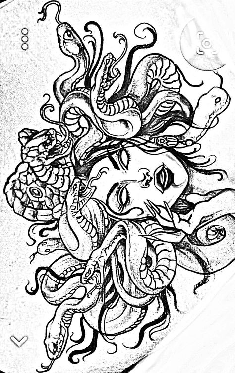 Medusa With Locs Tattoo, Unique Medusa Tattoo Stencil, Medusa Tramp Stamp, Medusa Tattoo Back Piece, Medusa Chest Tattoo Female, Medusa Stomach Tattoo, Arm Piece Tattoo Women, Medusa Tattoo Chest, Thigh Piece Tattoo For Women