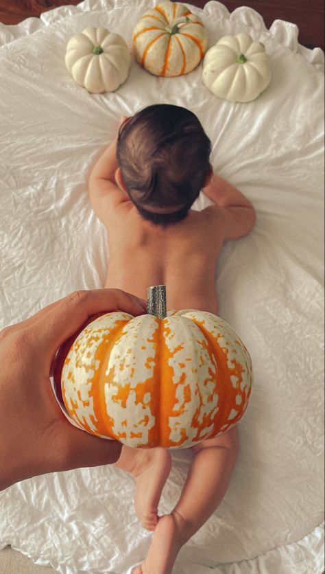 Newborn First Thanksgiving Pictures, Bumpkin Pics Baby, Pumpkin Baby Photos, Baby Candy Corn Picture, Baby First Thanksgiving Pictures, November Baby Monthly Pictures, Fall Monthly Baby Photos, Pumpkin Baby Pictures, October Newborn Pictures