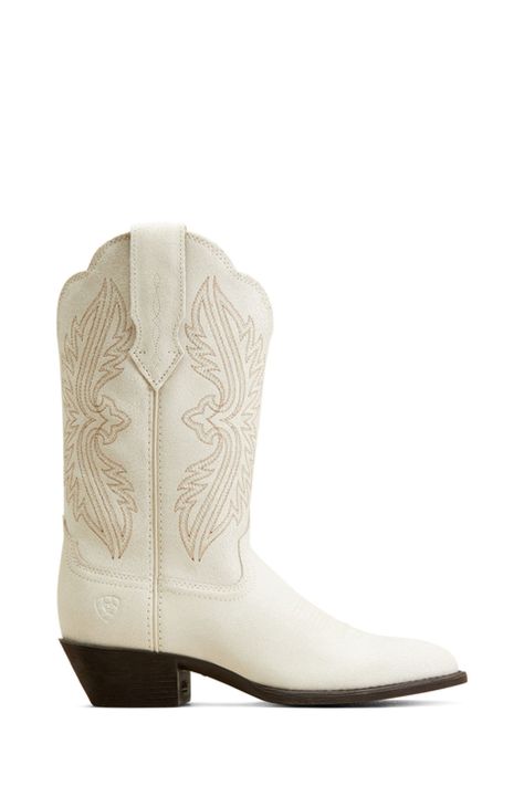 Buy Ariat Heritage R Toe Strech Fit Boots from the Next UK online shop Traditional Cowgirl, Womens Ariat, Cowgirl Look, Classic Cowboy, Boots Uk, Trainer Boots, Denim Coat Jacket, Chunky Boots, Short Socks