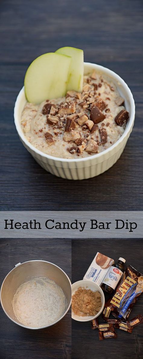 Housewife Eclectic: Heath Candy Bar Dip. the perfect toffee dip for fruit! Dip For Fruit, Heath Candy Bar, Heath Candy, Desserts Bars, Toffee Dip, Heath Bar, Fruit Dips Recipes, Pitch Perfect 2, Heath Bars