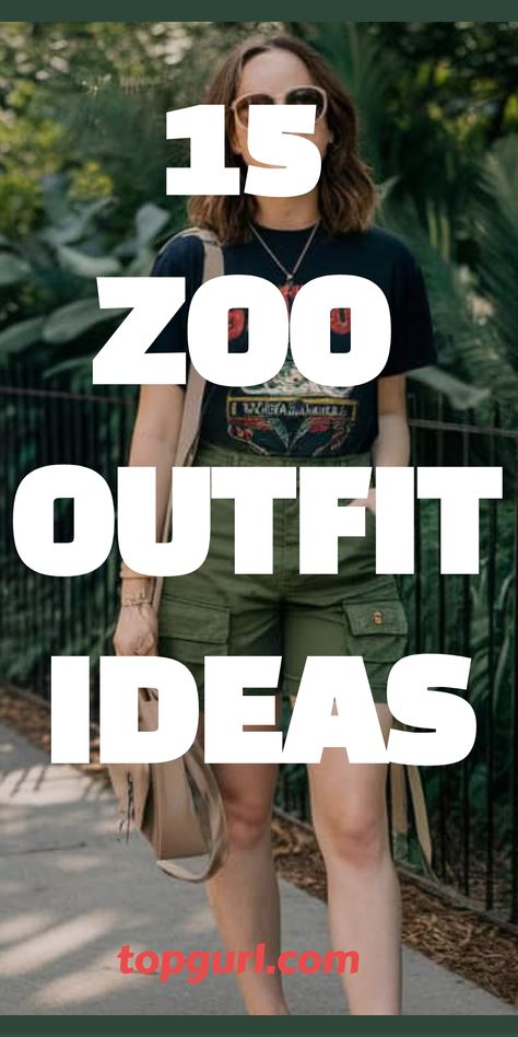 The Zoo-Nique Look Book: 15 Wildly Stylish Outfits for Your Next Adventure. Zoo Outfits For Moms Summer, Zoo Visit Outfit, Zoo Attire Outfits, Summer Zoo Outfit Casual, What To Wear To The Zoo Outfits Summer, Summer Zoo Outfit, Zoo Outfits For Moms, Zoo Day Outfit Summer, Day At The Zoo Outfit