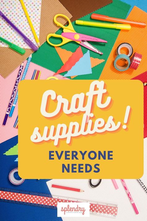 Ready to create? This is the list of craft supplies everyone needs! From scissors and glue to paper and markers, these are the 10 items to add to your list! #artsandcrafts #crafting #craftsupplies #creating #getcreating Must Have Craft Supplies, Free Craft Supplies, Cheap Craft Supplies, Freebie Websites, Get Free Stuff Online, Cheap Crafts, Get Free Stuff, Learning Websites, Easy Crafts For Kids