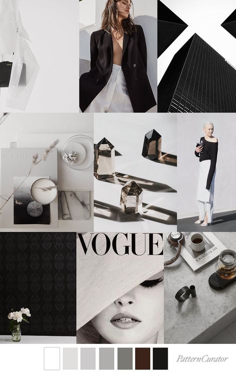 CHIC NOIR by Pattern Curator Fashion Design Inspiration Board, Mood Board Fashion Inspiration, Pattern Curator, Branding Mood Board, Mood And Tone, Mood Board Inspiration, Fashion Mood Board, Fashion Portfolio, Fashion Marketing