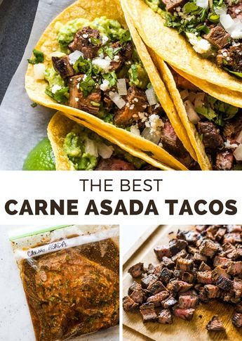 Easy Carne Asada, Steak Taco Recipe, Skirt Steak Tacos, Flank Steak Tacos, Carne Asada Recipes, Skirt Steak Recipes, Asada Tacos, Carne Asada Tacos, Marinated Flank Steak