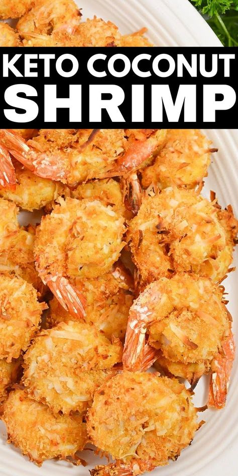 Keto Soul Food, Keto Coconut Shrimp, Dinner Recipes Shrimp, Shrimp Keto, Stylish Cravings, Melting Potatoes, Keto Shrimp Recipes, Coconut Shrimp Recipes, Keto Dishes