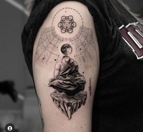 Spiritual Tattoos For Men, Chest Tattoo Lettering, Hawk Tattoo, Buddha Tattoo Design, Hip Thigh Tattoos, Special Tattoos, Sacred Geometry Tattoo, Tattoo Inspiration Men, Geometry Tattoo