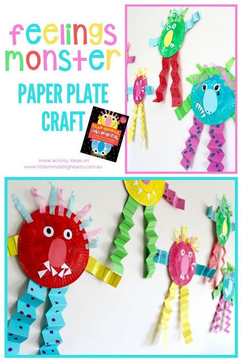 Crafts,actvities And Worksheets For Preschool,toddler And Kindergarten Feelings Monster, Emotions Craft, Preschool Feelings, Emotions Preschool Activities, Feelings Activities Preschool, Feelings Preschool, Emotions Preschool, Kindergarten Craft, Monster Book