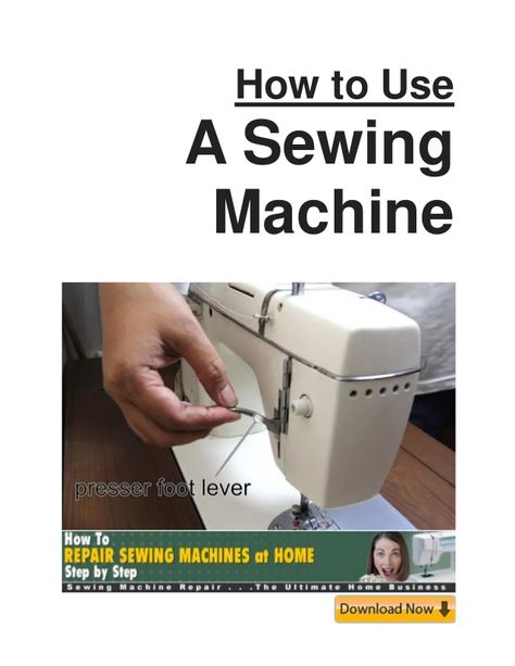 How to Use A Sewing Machine Sewing Machine For Beginners, Different Lettering, Computerized Sewing Machine, Sewing Machine Repair, Best Sewing Machine, Sewing Machine Reviews, Sewing Business, Singer Sewing Machine, Easy Sewing Projects