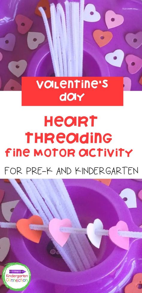 Preschool Valentines Activities, Preschool Valentine Crafts, Fine Motor Practice, Kindergarten Valentines, February Crafts, Fine Motor Activity, Valentinstag Party, Valentine's Day Crafts For Kids, Preschool Valentines