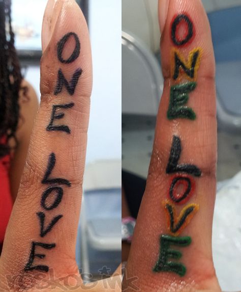 Out Of Many One People Jamaica Tattoo, Bob Marley Inspired Tattoo, One Love Tattoo Bob Marley, Jamaican Tattoos For Women, Rastafari Tattoo, Bob Marley Tattoo Ideas, Jamaica Tattoo Ideas, Bob Marley Quotes Tattoos, Jamaica Tattoo