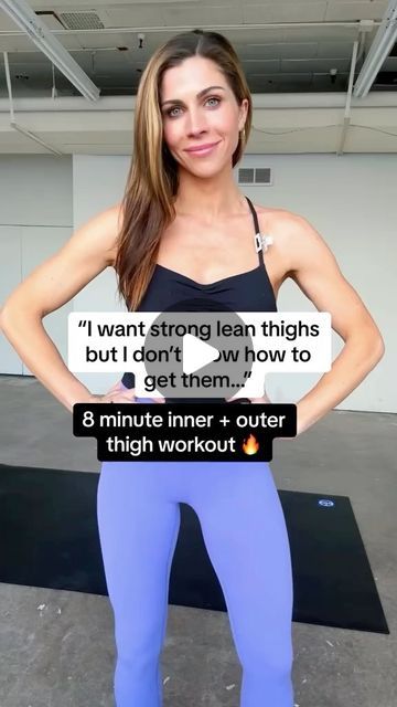 124K views · 4.9K likes | RACHEL HULTEEN - CPT & NUTRITION COACH on Instagram: "8 minute Inner + outer thigh workout!  *I used a resistance band and a Pilates ball for this workout! It can be done without equipment as well*  - Wall sit press outs *works outer thighs* (1 minute)  - Stacked heel bridges *works inner thighs* (30 seconds per side)  - Hydrant lift *works outer thighs* (1 minute per side)  - Side lying bottom leg lift *works inner thighs* (1 minute per side)  - Standing leg extension *works outer thighs* (30 seconds per side)  - Wall sit squeeze w/ Pilates ball *works inner thighs* (1 minute) #lowerbodyworkout #shorteffectiveworkouts" Workouts To Slim Your Thighs, How To Tone Back Of Thighs, Wall Pilates For Thighs, Putter Thigh Workout, Outside Thigh Workout, Band Workout For Inner Thigh, Top Of Thigh Workout, Inner And Outer Thigh Workout With Weights, Enter Thigh Workout