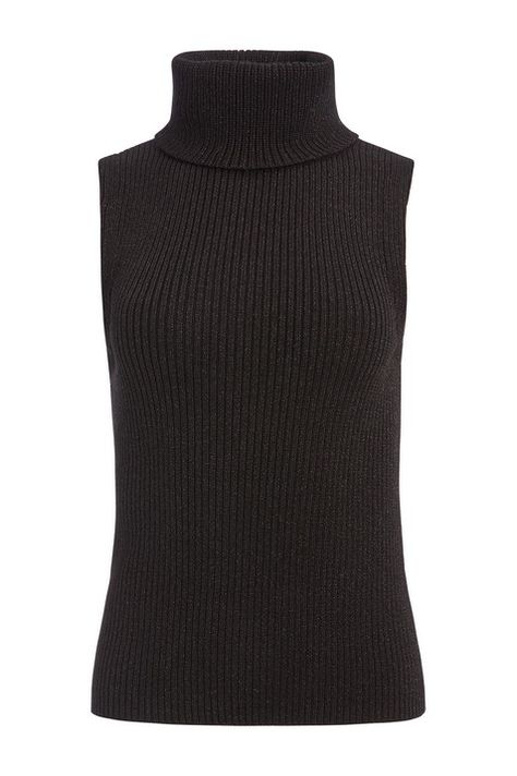 Darcey Turtleneck Sweater Tank Top Turtleneck Tank Top Outfit, Turtleneck Tank Top, Virtual Wardrobe, Tank Top Outfits, Sweater Tank Top, Sweater Tank, Dream Wardrobe, Turtleneck Sweater, Turtle Neck