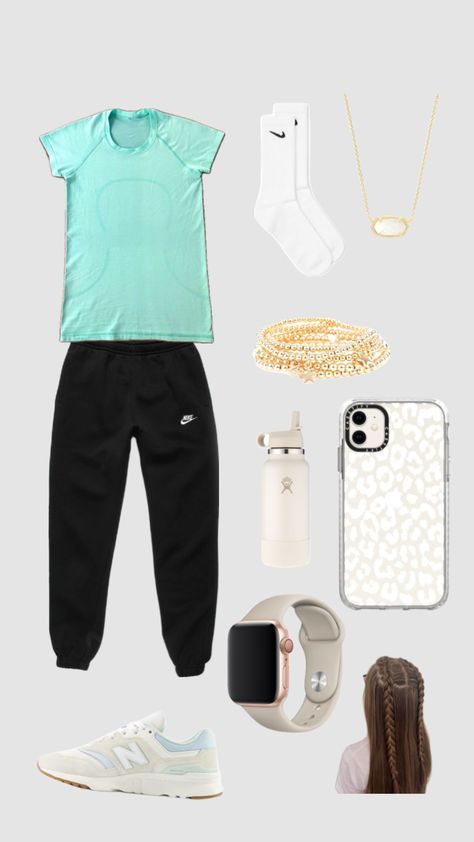 Cute outfit for school!! Cute Sporty Outfits For School, Cute Simple Outfits For School, School Picture Outfits, Outfit Ideas For School Summer, Cute Outfits To Wear To School, Comfy School Outfits, Cute Athletic Outfits, Cute Middle School Outfits, Preppy Outfits For School